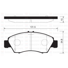 ÖN FREN BALATA KÜÇÜK TİP HONDA CIVIC 1.6L D16 SI enjeksiyonlu 92-95 1.4L D14A EU
