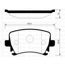ARKA FREN BALATA VW PASSAT. CC. CADDY. GOLF5. GOLF6. JETTA / AUDI A3. A6 / SEAT
