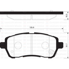 ÖN FREN BALATA DAIHATSU MATERIA 1.3L 1.5L K3-VE 3SZ-VE M401 M412 06- / SIRION 1.