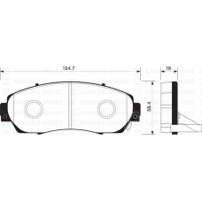 ÖN FREN BALATA HONDA CR-V 1.6L N16A2 RE6 İ-DTEC dizel otomatik vites 4x4 2013->