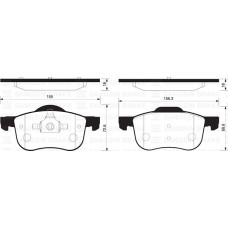 ON FREN BALATASI VOLVO S60 00> S70 97>00 S80 98> V70 97>07 V70 01>07 XC70 00> XC