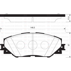 ÖN FREN BALATA TOYOTA RAV4 2.0L 1AZ-FE ACA30 06-12