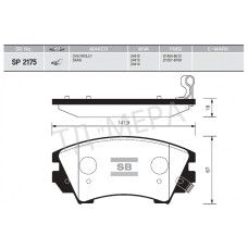 ÖN FREN BALATA OPEL ASTRA J 12-> / INSIGNIA 08-> / ZAFIRA 11-> / SAAB 9.5 10-> 1