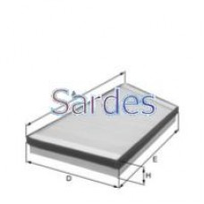 POLEN FİLTRESİ P206 98- 1.1i-1.4i-1.4HDI-1.6i-1.6 16V-1.9D