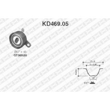 EKSANTRİK GERGİ KİTİ 117x211 COROLLA 1.6 16V 92-00 -AVENSIS 97-00 -CARINA E 92-9