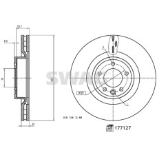 FREN DISKI ON 19 INC RANGE ROVER SPORT 2 L494 13 16 RANGE ROVER 4 VOGUE L405 12