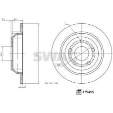ARKA FREN DISK AYNA FORD PUMA 19 FEBI 179499