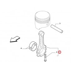 Piston Ön Kolu Palio - Doblo - Linea - Grande Punto 1,2 1,4 8V