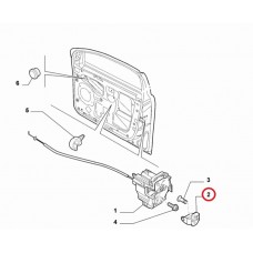 Kapı Kilit Karşılığı Fiorino - Br 08 - Pd Ön - Ar