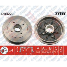 ARKA FREN KAMPANASI P106 YM-P206-SAXO OLCU:203*38 ABSSIZ DISLI CARK