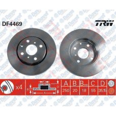 fren diski on 247mm p107 c1 05- p108 14-