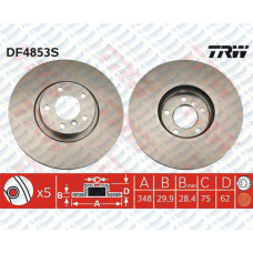 ON FREN DISKI AYNASI BMW X5 E70 3.0D 07-08-X5 E70 08> X6 E71-E72 08>