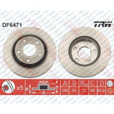 ON FREN DISKI AYNASI JUKE F15 1.5 DCI-1.6 10> HAVALI