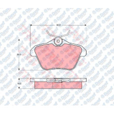 ARKA FREN BALATASI ALFA 156 TUM MODELLER ALFA 166 TUM MODELLER 98>