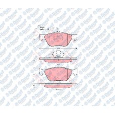 ON FREN BALATASI MAREA 2.0 WEEKEND-COUPE 2.0I 96-98-ALFA ROMEO 145-146-156 FISLI