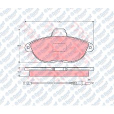 fren balatasi on wva 23041 fisli fiat scudo 1-6 1-9d td 96-2-0jtd 99-