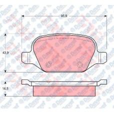 ARKA FREN BALATASI LINEA TUM MODELLER ALFA 147 01> 156 2.0