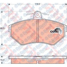 fren balatasi on caddy ii 95-04 golf iii 91-99 golf iv 98-02 lupo 98-05 passat 8