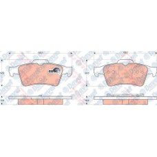 ARKA FREN BALATASI NISSAN PRIMERA P12 03> 10 LAGUNA II LATITUDE 11>13 2.0 DCI CO