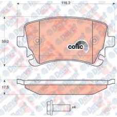 ARKA FREN BALATASI A4/A6/A8/RS6 TRANSPORTER T5/T6 1.9/2.0/2.5 03>16