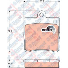 ARKA FREN BALATASI MERCEDES W203 00-07 CL203 02-08 C209 02-09 R171 05-11 CRASSFI