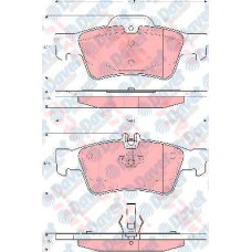 fren balatasi arka wva 23334 mercedes e serisi  w211 cls c219 cls 280 300 350 50