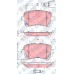 fren balatasi arka wva 23326  transporter t5  audi a6 2003-