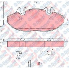 fren balatasi on ikaz kablolu wva 24007 mercedes mb viano vito w639 0903-