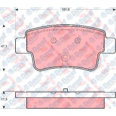 fren balatasi arka grande punto corsa d 05-