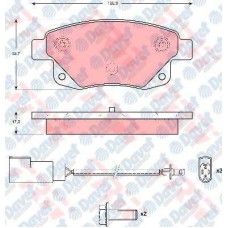 fren balatasi arka fisli wva 24486 ford transit v347 volkswagen amarok