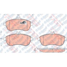ON FREN BALATASI MERCEDES W204 C CLASS -C200 CDI-C220 CDI-C280-C280 4-MATIC-S204