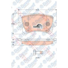 fren balatasi arka wva 24483 vw passat  3c2  03-2005-  tiguan  5n_  09-2007-