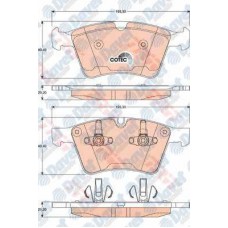 ON FREN BALATASI MERCEDES M-SERISI W164 ML500 4-MATIC 12/07> R-SERISI W251.V251