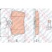 fren balatasi arka partner tepee 1-6 16v 1-6hdi 08- p308 sw 07- berlingo 1-6 1