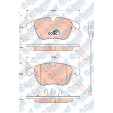 fren balatasi on vwa 24133 citroen c5 peugeot p407 2-2-3-0 v6 2004-