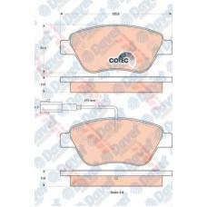 ON FREN BALATASI PUNTO EVO 1.2/1.3D MULTIJET/1.4/1.4 16V 07/08> SASI NODAN ITIBA