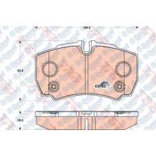 ARKA FREN BALATASI TRANSIT V347 JUMBO 3.2TDCI 200PS 07>14 ARKA CIFT TEKER - IVEC