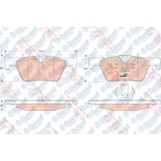 ARKA FREN BALATASI BMW 3 SERISI F30 316D - 318D - 320I - 320D - 328I 11> BMW 1 S