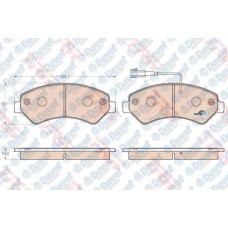 ON FREN BALATASI BOXER-JUMPER 2.2 HDI 06> 3.0 HDI 11> 169.1x69.1x19