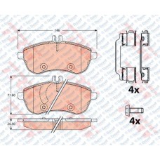 ON FREN BALATASI MERCEDES W204 07>14 S204 07>14 C204 11> A207 11>16