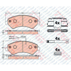 ON FREN BALATASI BOXER 2.2 HDI 06> 3.0 HDI 10> JUMPER 2.2 HDI 11> 3.0 HDI 06> 16