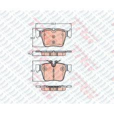 ARKA FREN BALATASI MERCEDES X253 15>19 W205 15>18 S205 15>18 C253 16>19