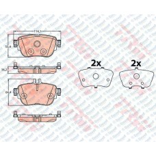 ARKA FREN BALATASI MERCEDES C257 18> W213 16> S213 16> C238 16> A238 17>