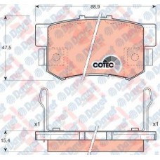 ARKA FREN BALATASI CIVIC VII 01-05- CIVIC VIII 05> ACCORD VII 98-02- ACCORD VIII