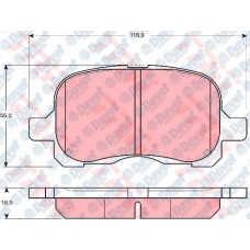 fren balatasi on wva 23294 toyota corolla 1-4 1-6vvti 97-