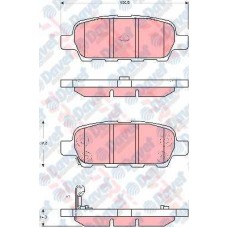 ARKA FREN BALATASI NISSAN QASHQAI J10 07 - 13 - XTRAIL 07 - 13 - PARTHFINDER 13