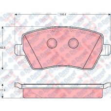 ON FREN BALATASI MICRA K12 03>10 NOTE 07>11 CLIO III MODUS 04> DUSTER 10>13