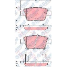 fren balatasi arka wva 23620 23621 23622 toyota avensis verso 2003-2009