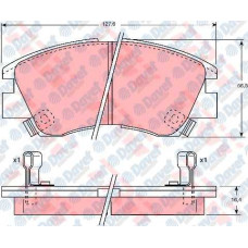 fren balatasi on wva 21373  mitsubishi  l200  l300 86-