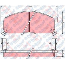 fren balatasi on wva 20002  mazda  kia  e2200  besta 2-2d 92-